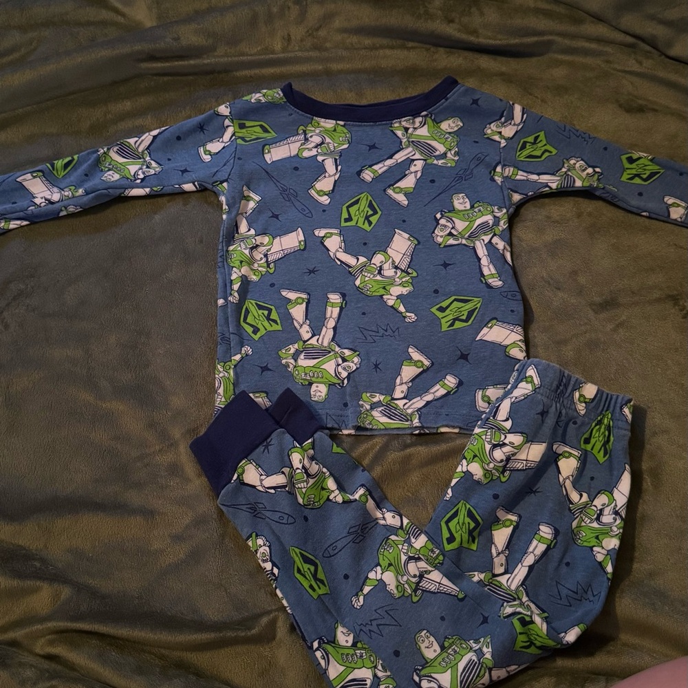 Disney Buzz Lightyear Pajama Set - Blue and Green